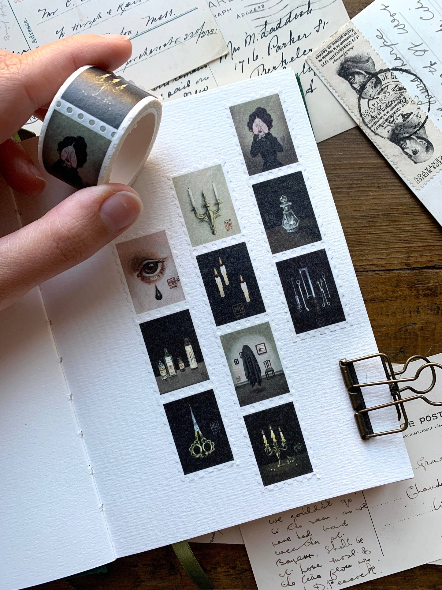 Washi Tape; Haunted Victorian Manor Stamp