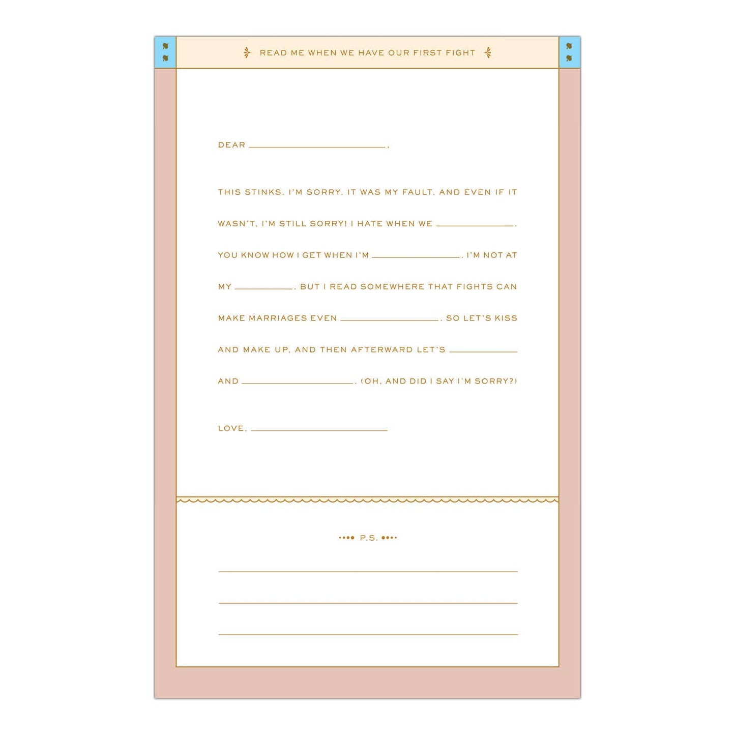 Read Me When Box; Letters to You Before Our Wedding (9 Cards+Envelopes)