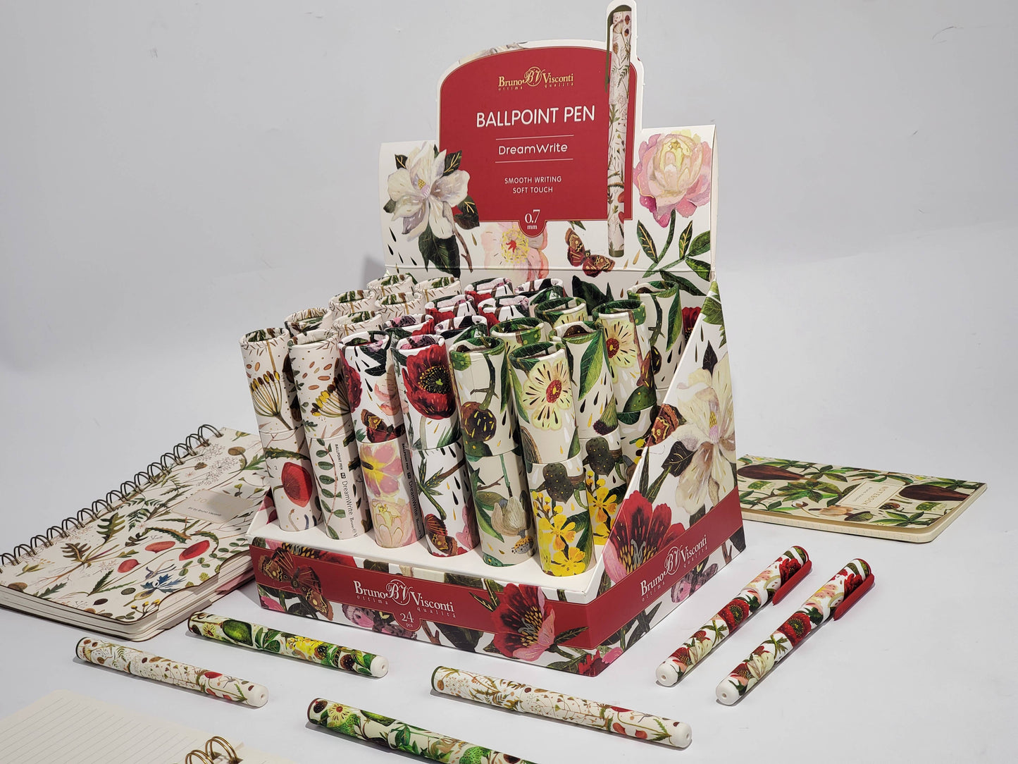 Ballpoint Pens; DreamWrite Bloom Flora Series (3 Designs)