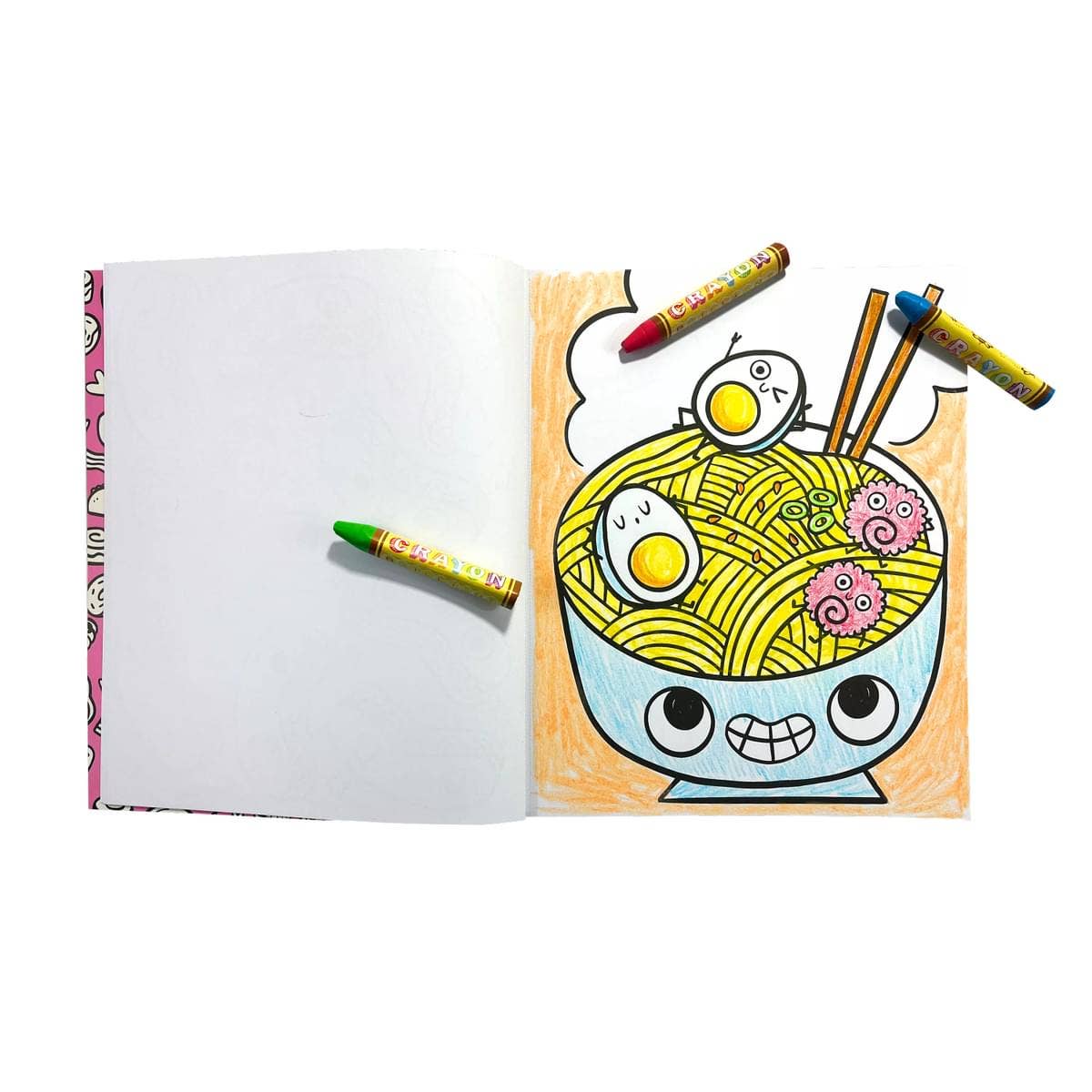 Ooly Color-in' Book: Happy Snacks