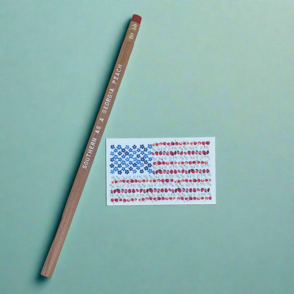 Vinyl Sticker; American Flag