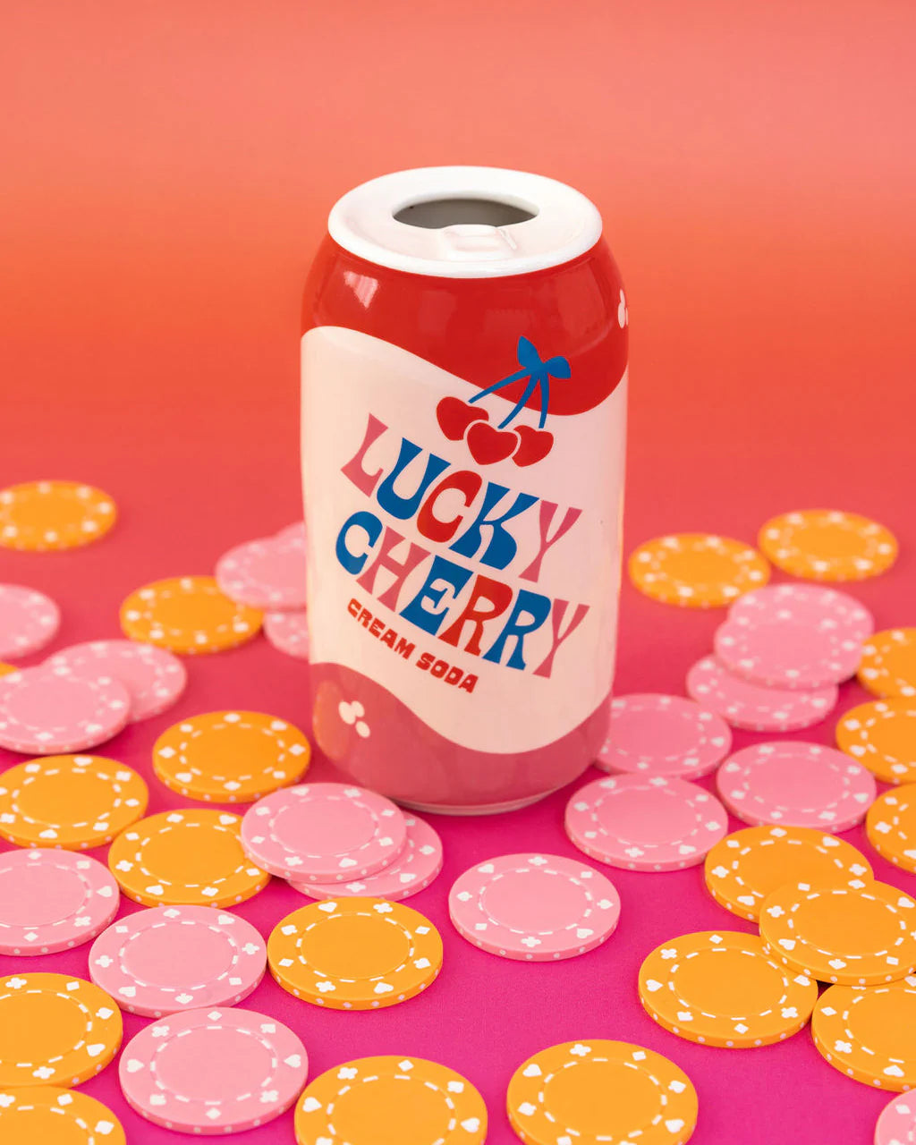 Ceramic Vase; LUCKY CHERRY CREAM SODA By Ban.dō