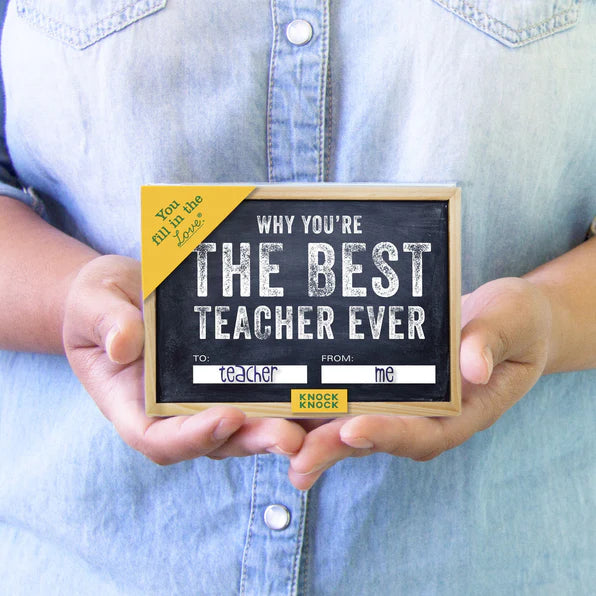 Fill in the Love® Book; Why You're the Best Teacher Ever