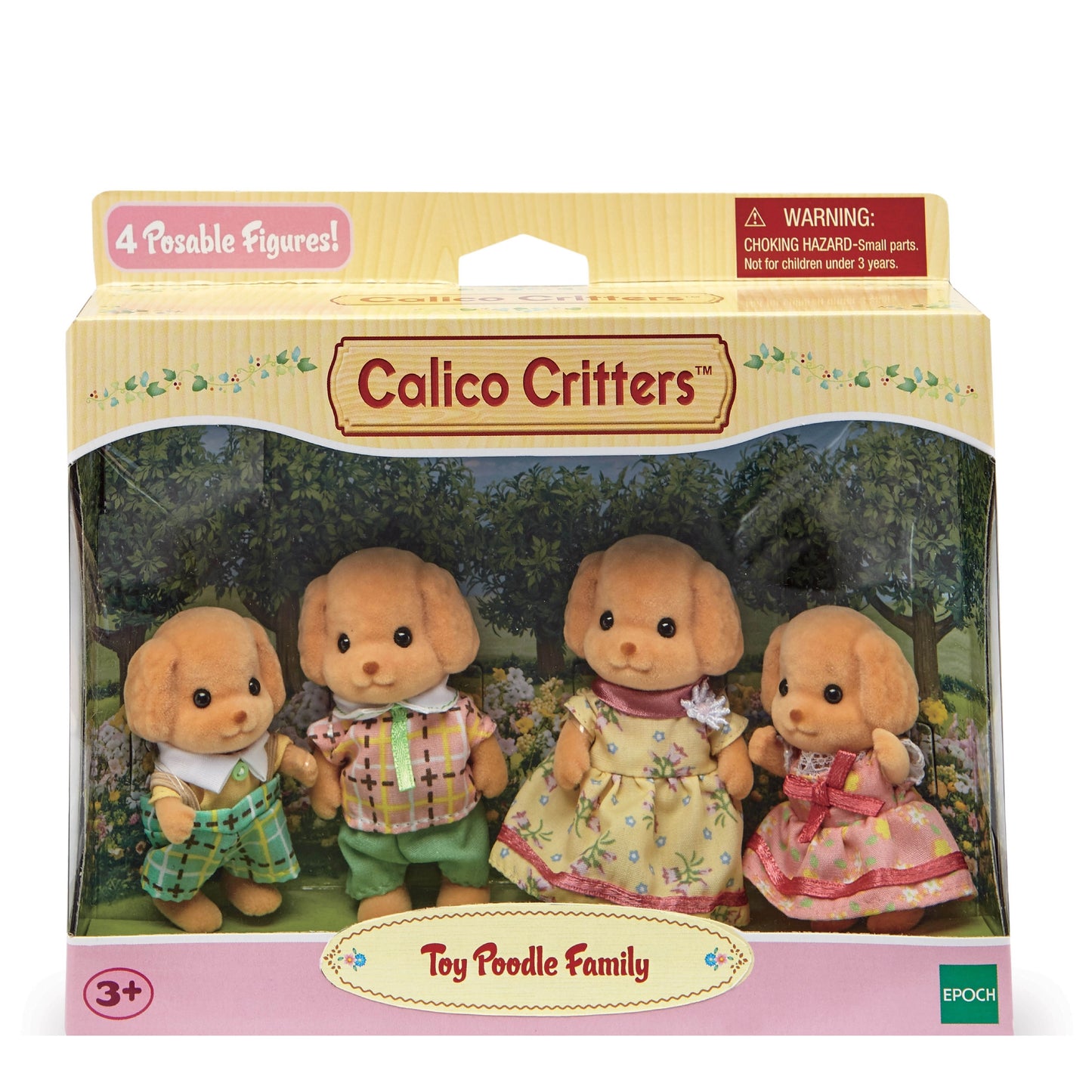 Calico Critters; Toy Poodle Family