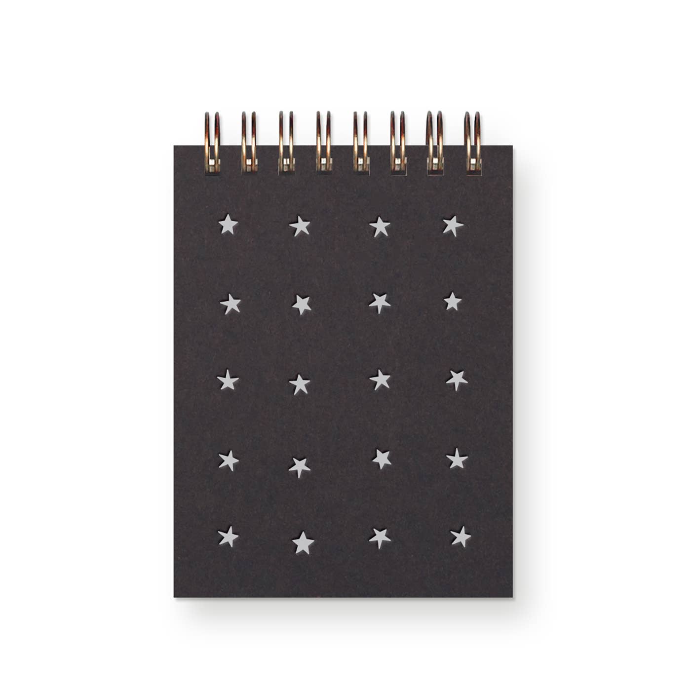 Mini Jotter Notebook; Star Grid (Black)