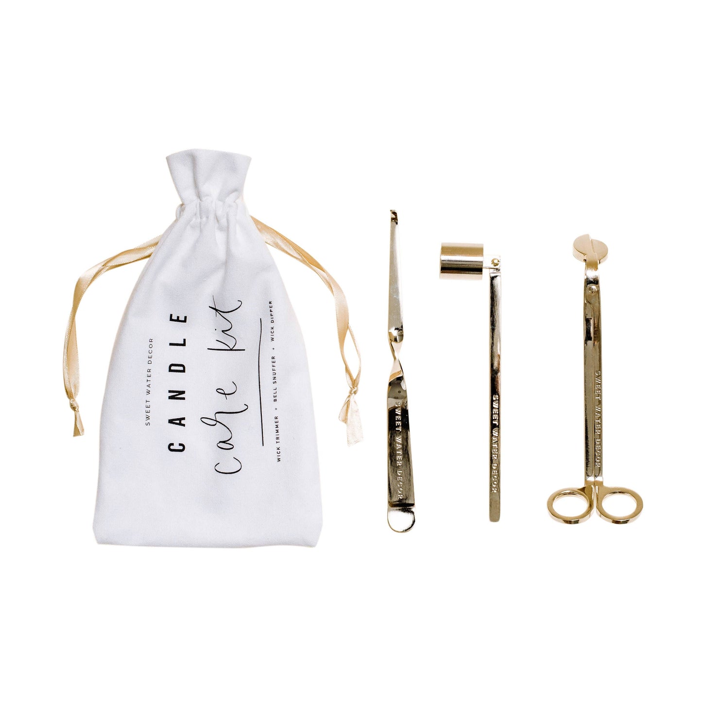 Gold Candle Care Kit By Sweet Water Decor
