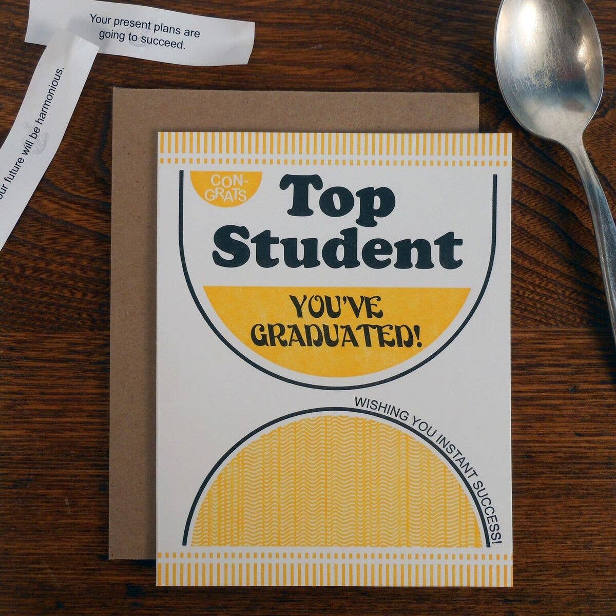 Graduation Card; Top Student Ramen