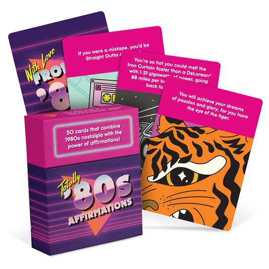 Affirmations Cards Deck: Totally 80's
