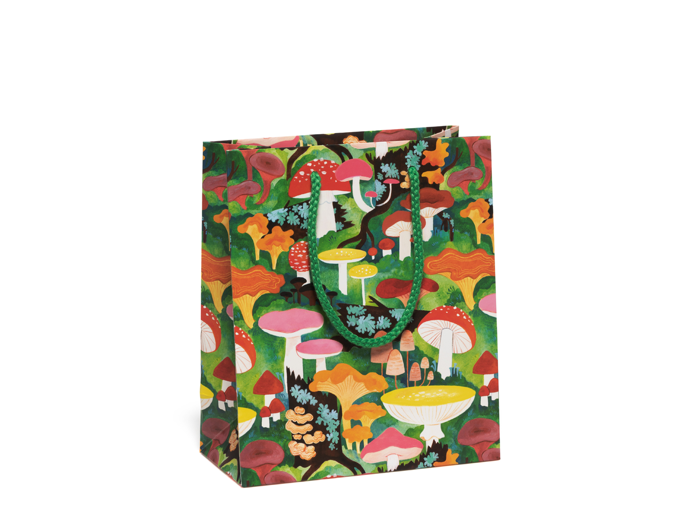 Medium Gift Bag; Woodland Mushrooms