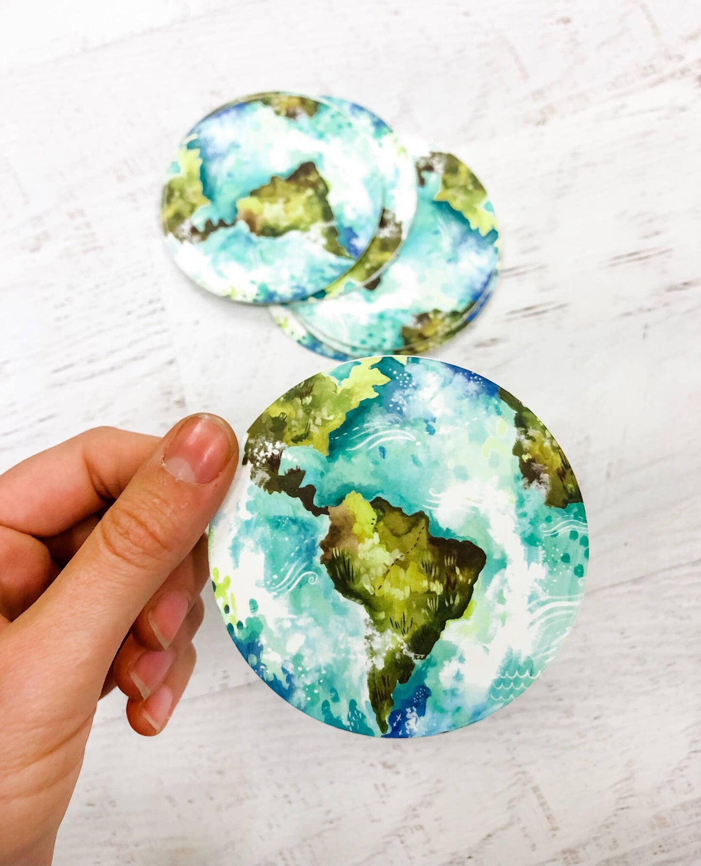 Vinyl Sticker; Earth (Matte)