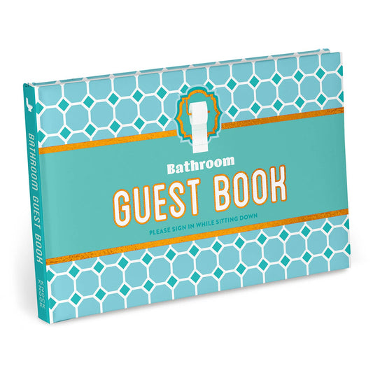 Bathroom Guestbook by Knock Knock; 112 Pages