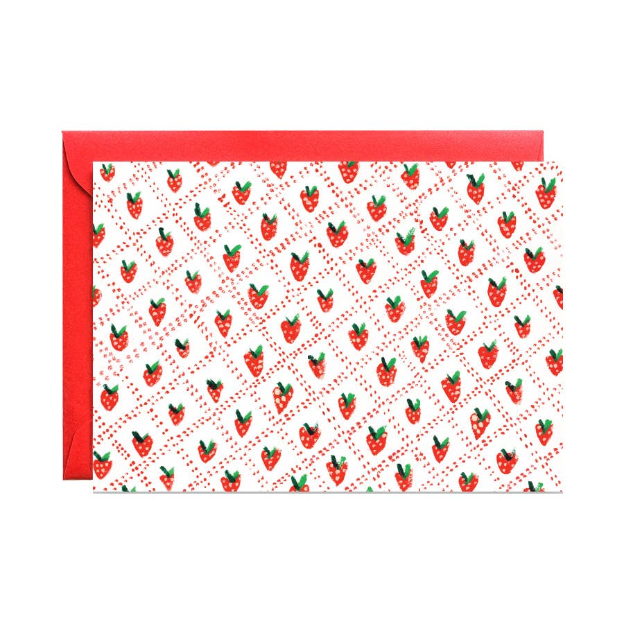 Berries on Lattice - Notecards