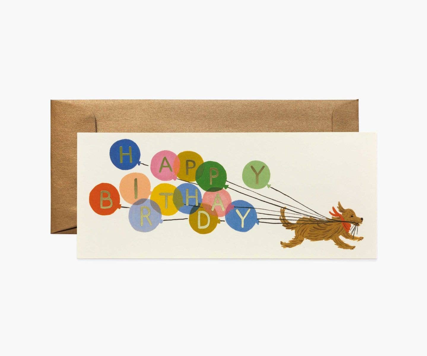 Rifle Paper Co. Birthday Card; Balloon Birthday No. 10