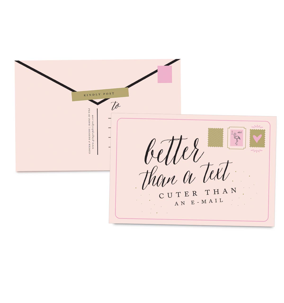 Postcard Set; Better Than a Text