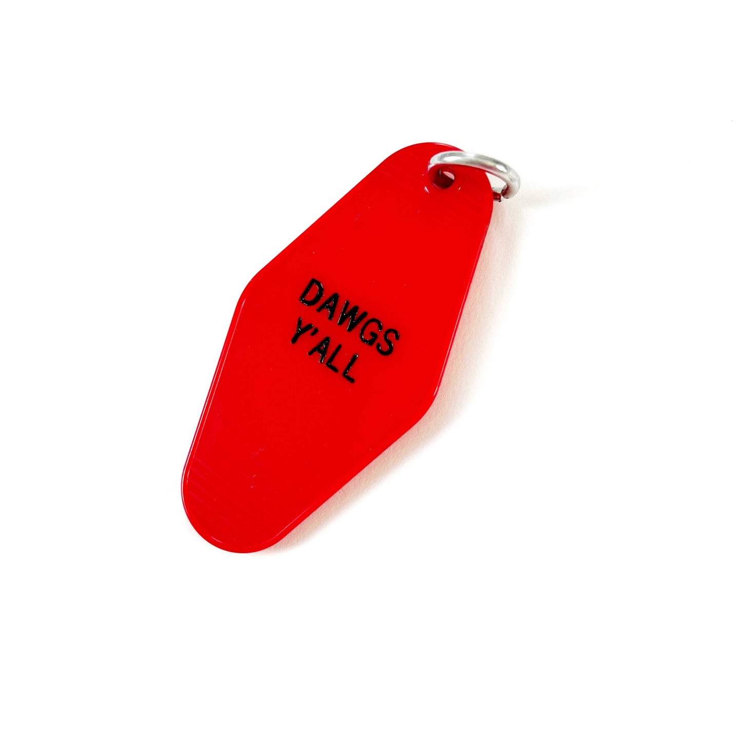 Key Tag; Dawgs Y'all (Red & Black)