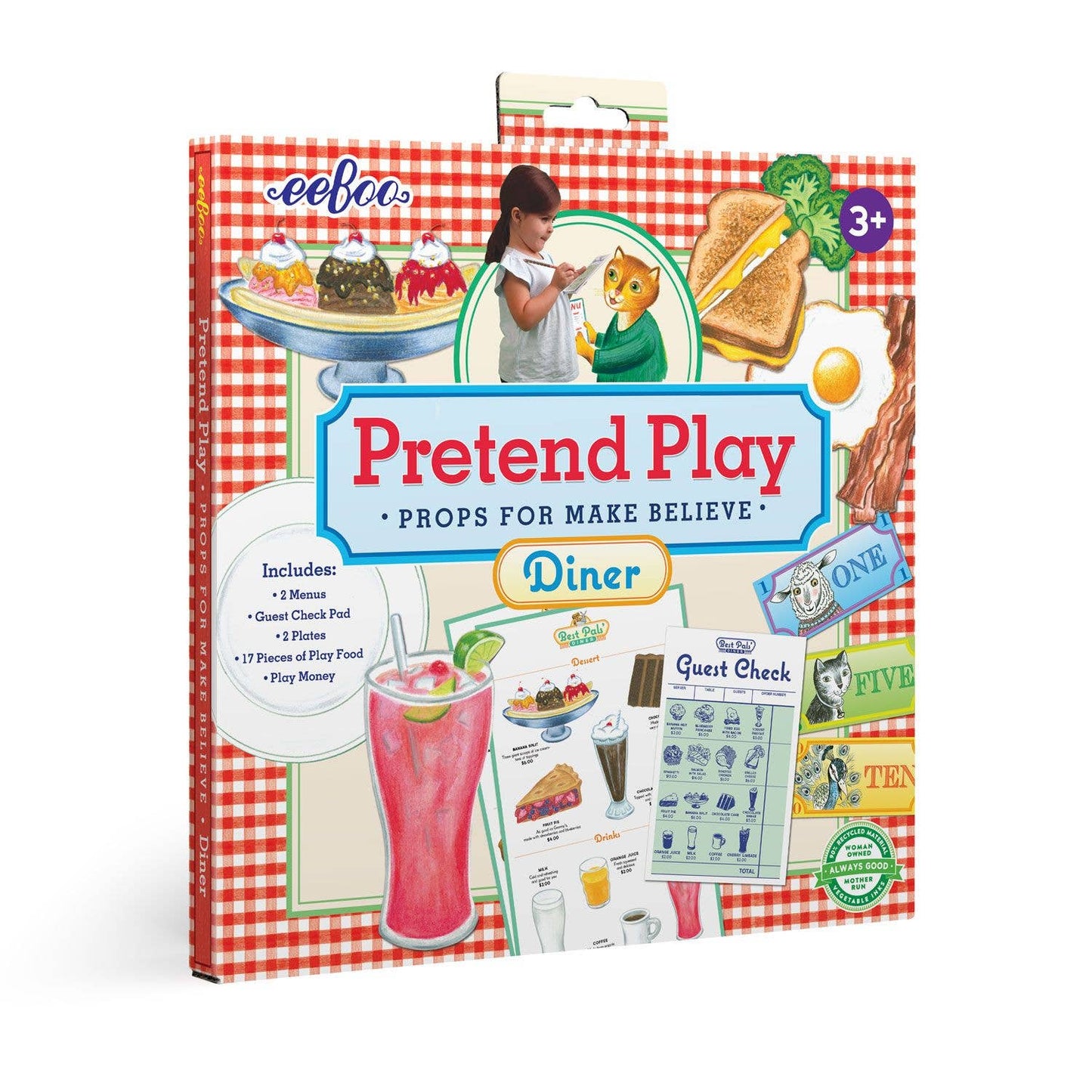 Eeboo Pretend Play; Best Pals' Diner