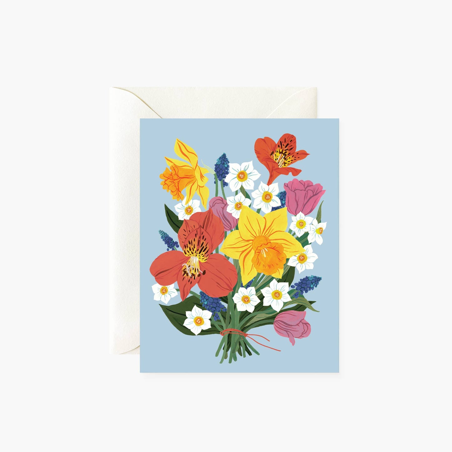 Greeting Card; Spring Bouquet By Botanica Paper Co.
