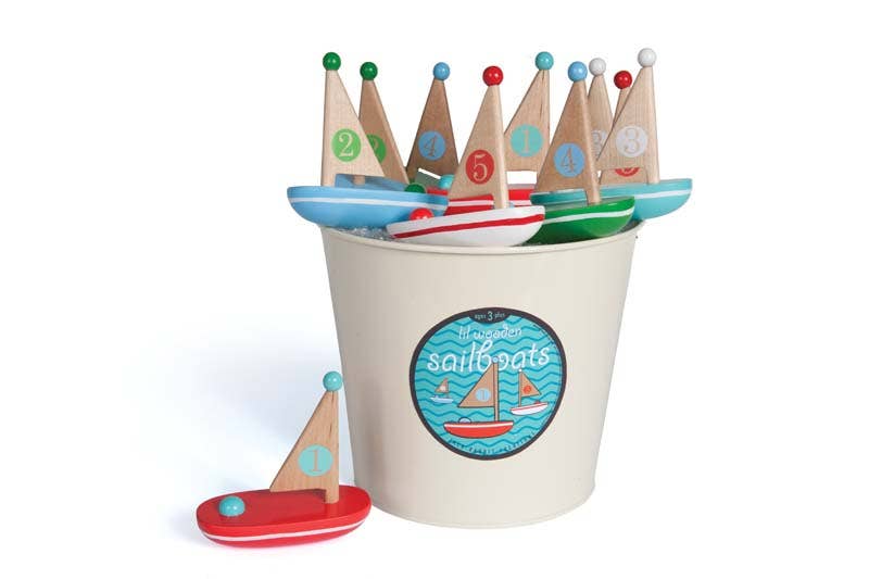 Lil Wooden Sailboat