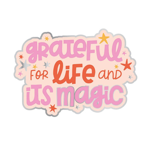 Grateful For Life Vinyl Sticker