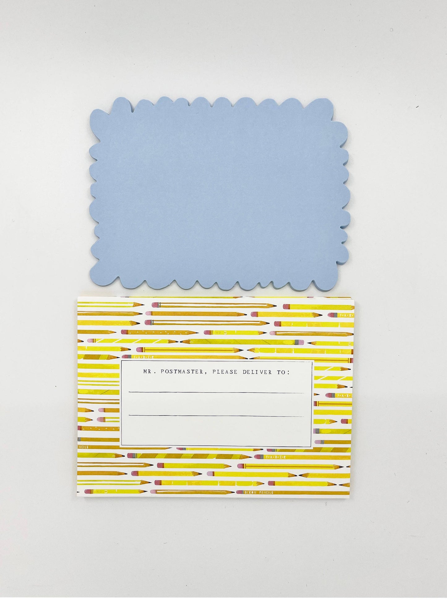 Notecard Set; Pencil Patterned By Mr. Boddington's Studio
