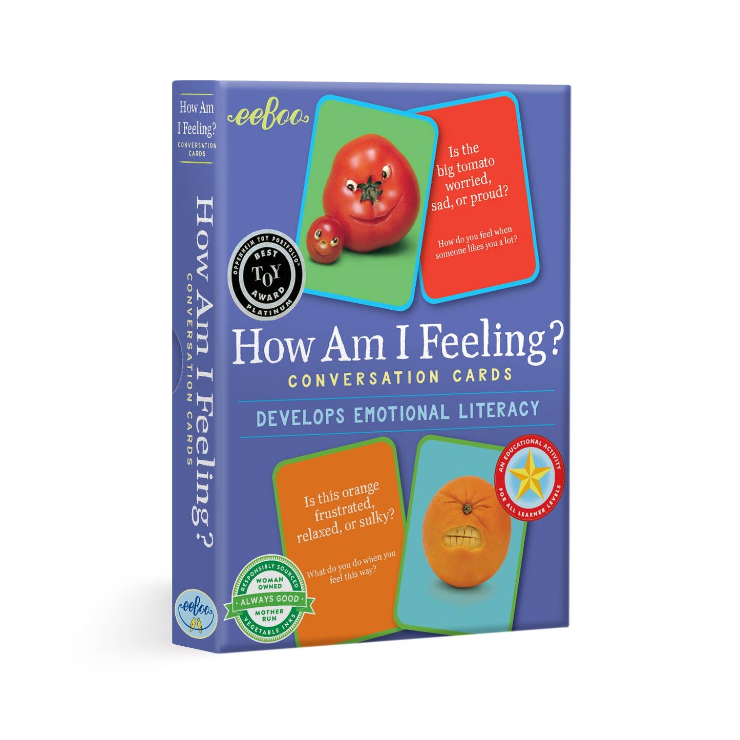 Eeboo Conversation Cards; How Am I Feeling?