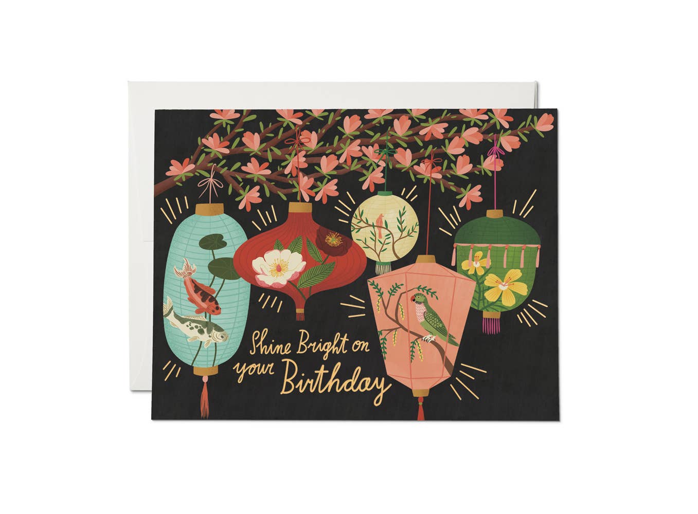 Birthday Card; Lanterns