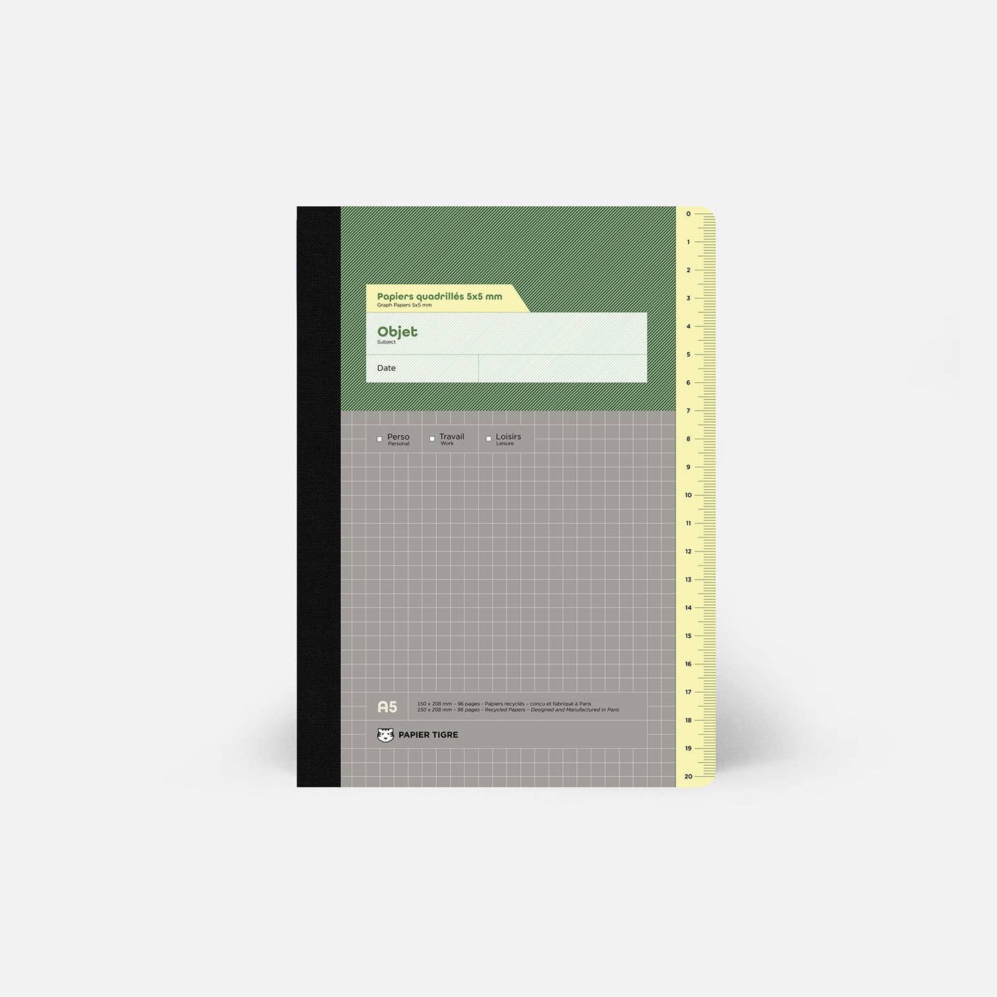 Notebook A5; Admin Grid