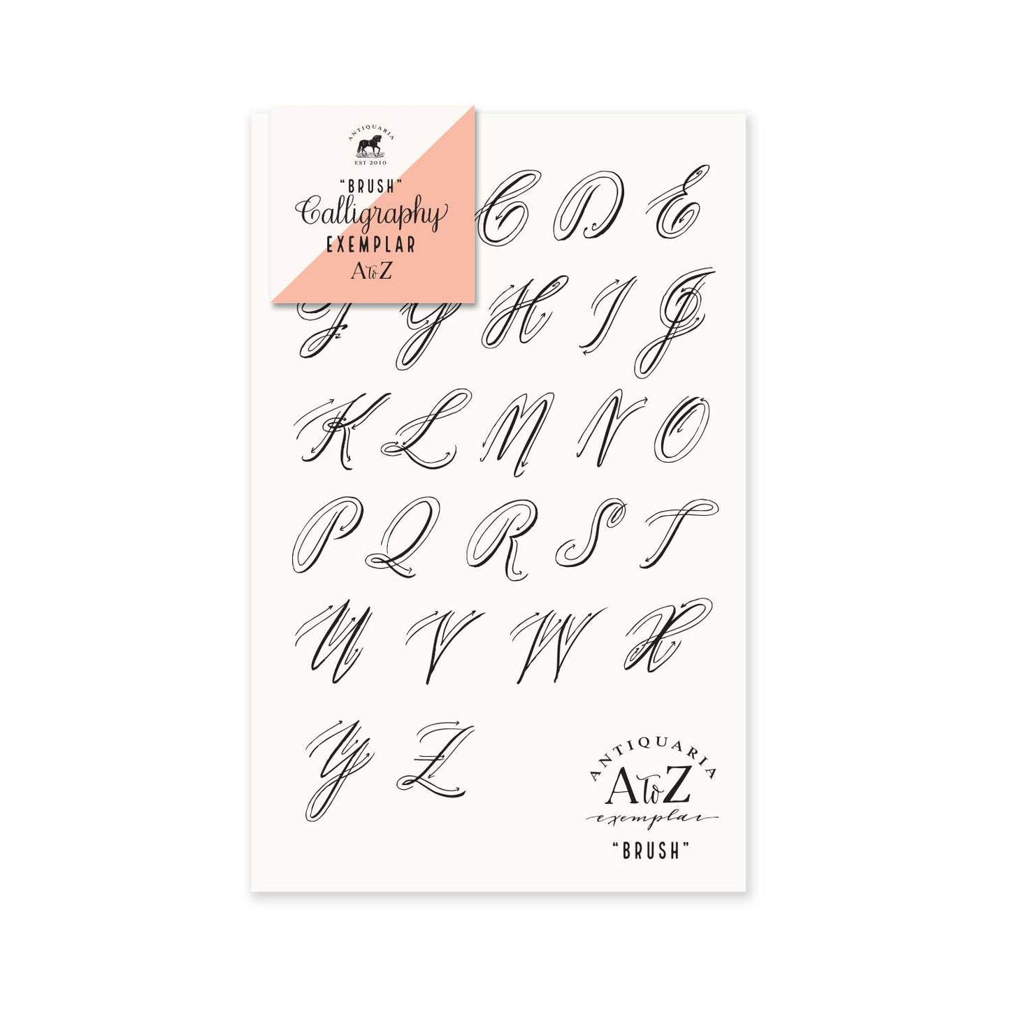 Brush Calligraphy Exemplar Kit By Antiquaria