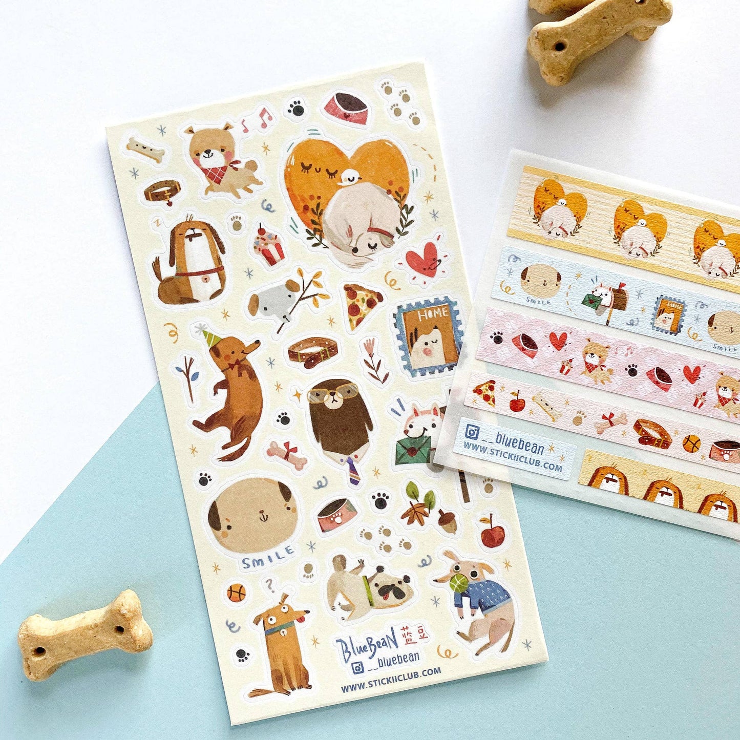 Stickii Sticker Sheet; Doggy Days