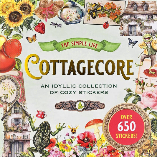 Sticker Book; Cottagecore (Over 650 Stickers)