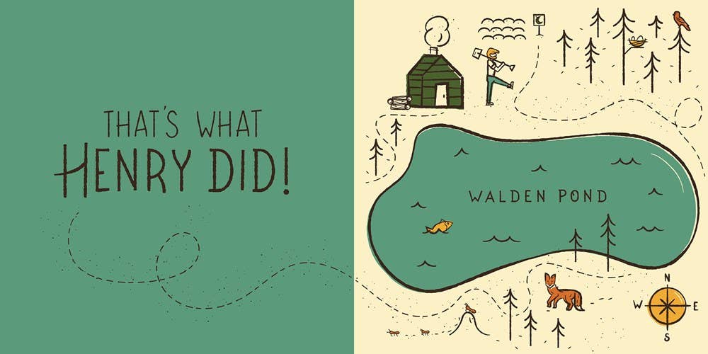 Board Book; Little Naturalists: Henry David Thoreau in the Woods