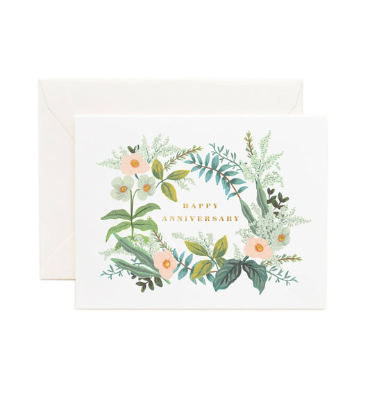 Rifle Paper Co. Anniversary Card; Bouquet
