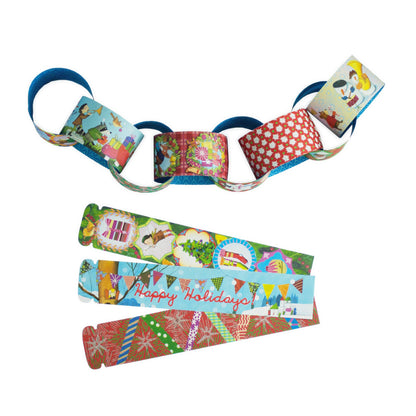 Eeboo Holiday Paper Chain Kit; Christmas