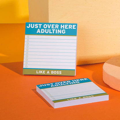 Sticky Notes; Adulting (100 Sheets, 4x4 inches)