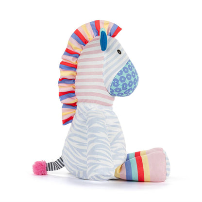 Plushie; Noah's Ark Zebra (8x14in)