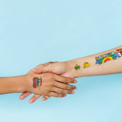 Temporary Tattoo Sheet; Things That Go (Richard Scarry's Busy World)