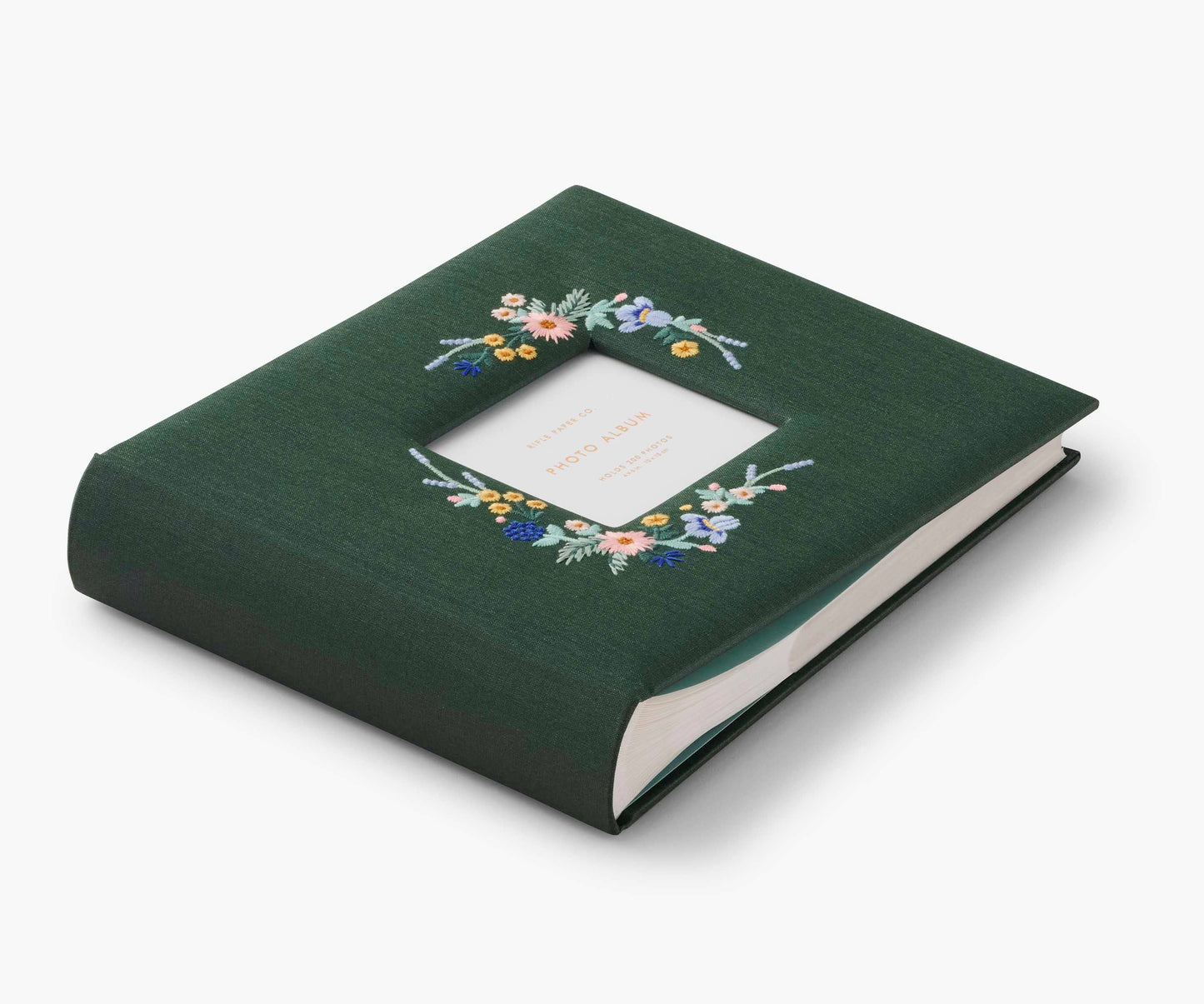 Rifle Paper Co. Heirloom Photo Album; Wildwood (Embroidered)