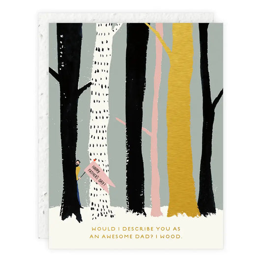 Seedlings Father's Day Card; Awesome Dad (Plantable Envelope)