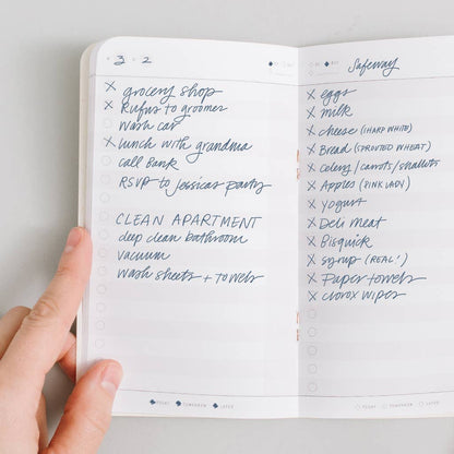 Notebook 2-Pack; Everyday Checklists (48 Ruled Pages)