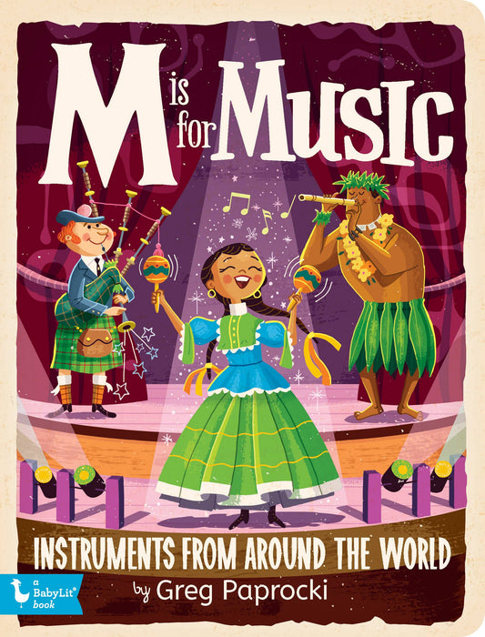 Alphabet Board Book; M is for Music