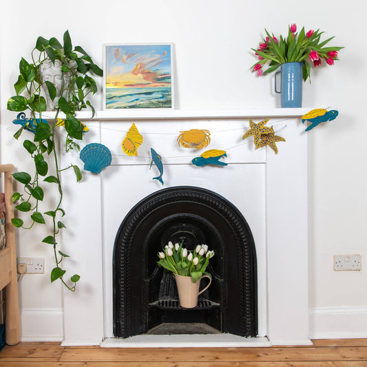 Garland; Sealife By East End Press (9.8 ft Long)