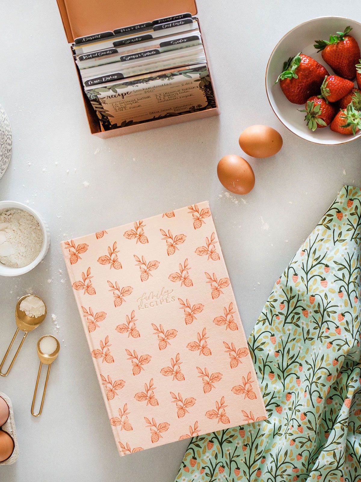 Recipe Book; Strawberry Heirloom