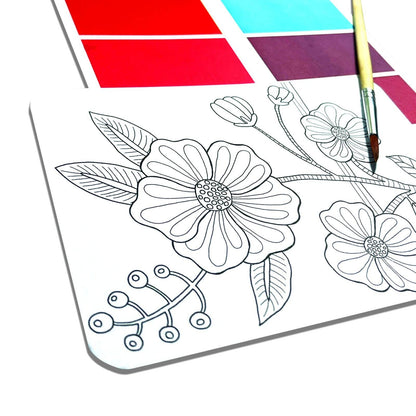 Ooly D.I.Y. Watercolor Kit; Scenic Hues, Flowers & Gardens
