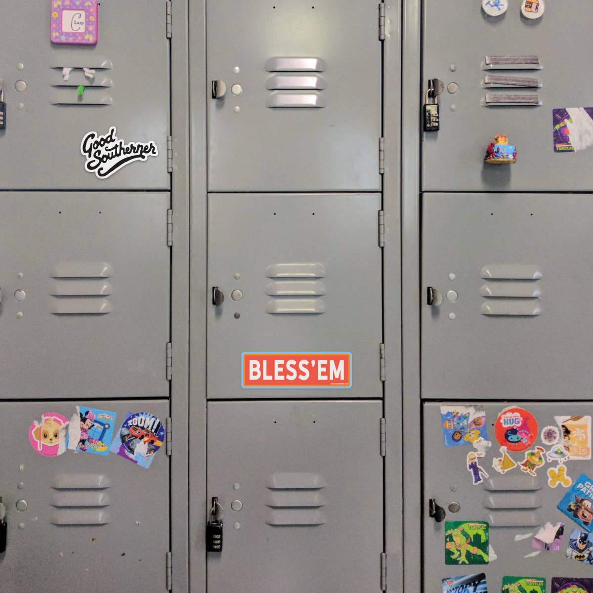 Good Southerner Vinyl Sticker; Bless'em