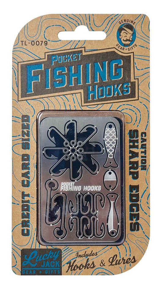 Pocket Fishing Hooks; Lucky Jack Adventure Card