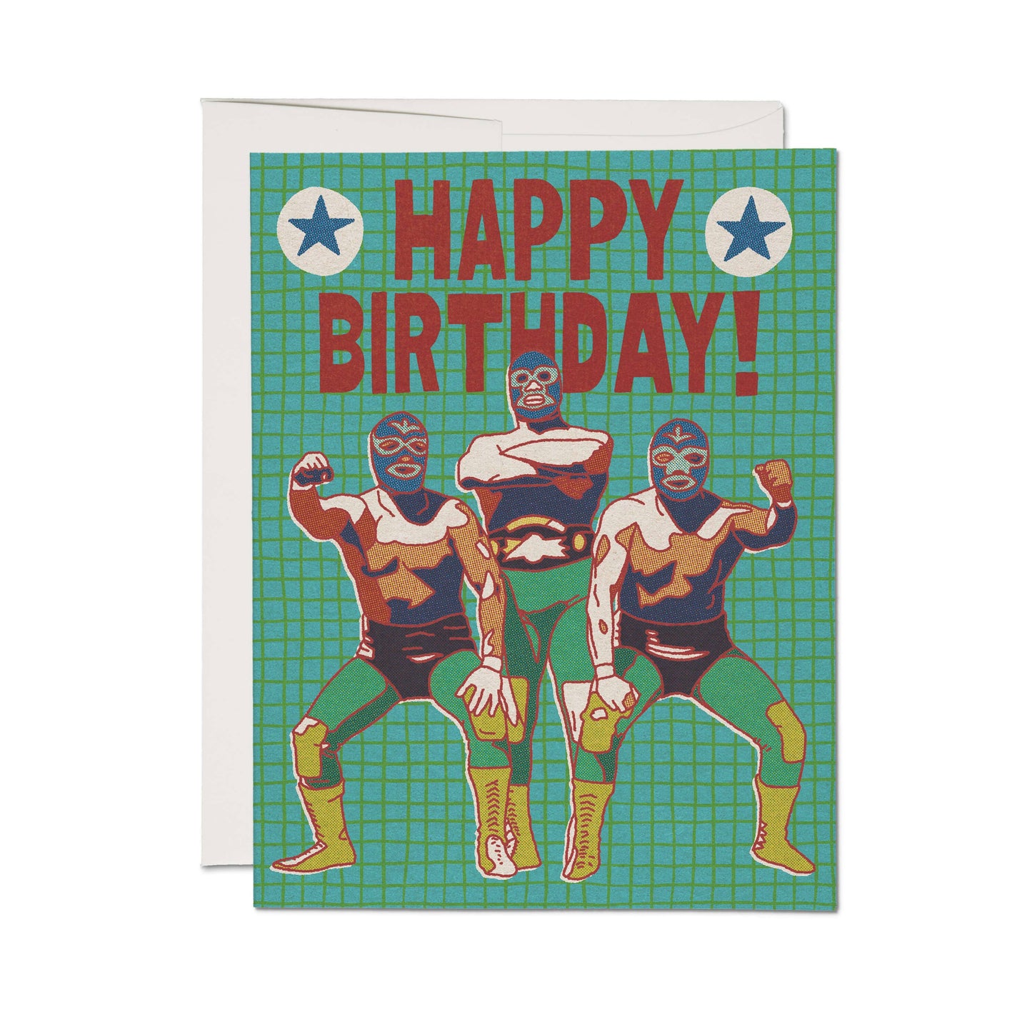 Birthday Card; Luchador