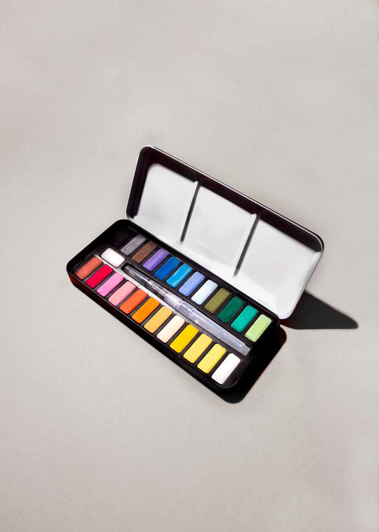 Watercolor Paint Kit (24 Colors)