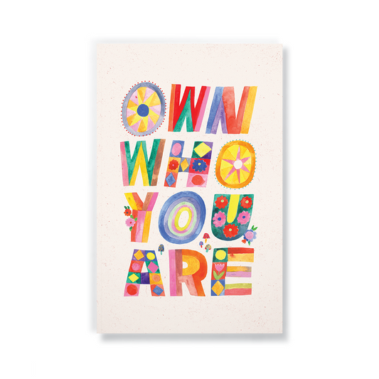 Notebook; Own Who You Are (Layflat Binding)