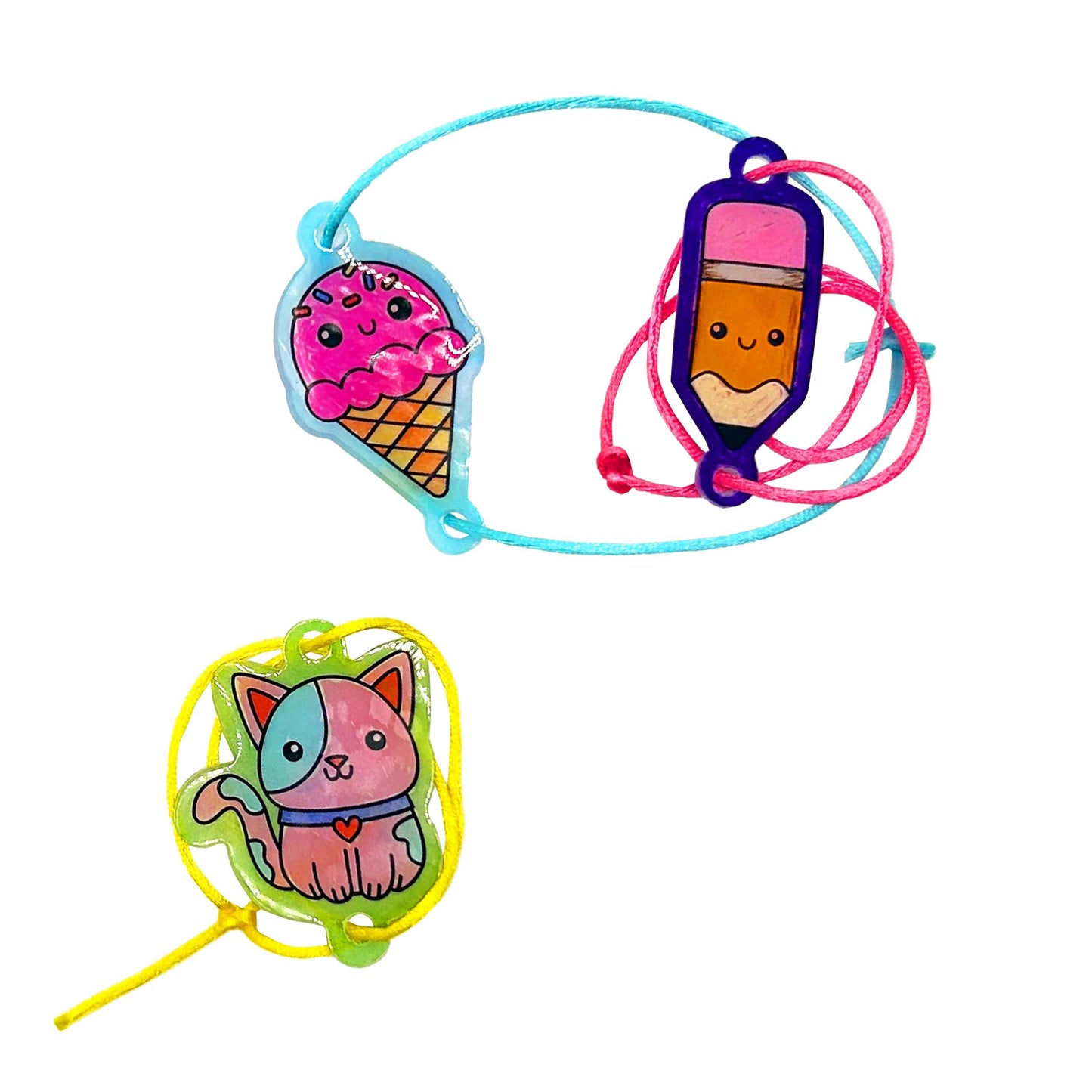 Ooly Shrink-Its! D.I.Y. Shrink Art Bracelets Kit; B.F.F.