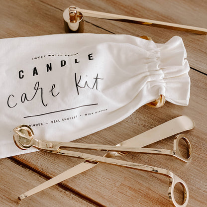 Gold Candle Care Kit By Sweet Water Decor